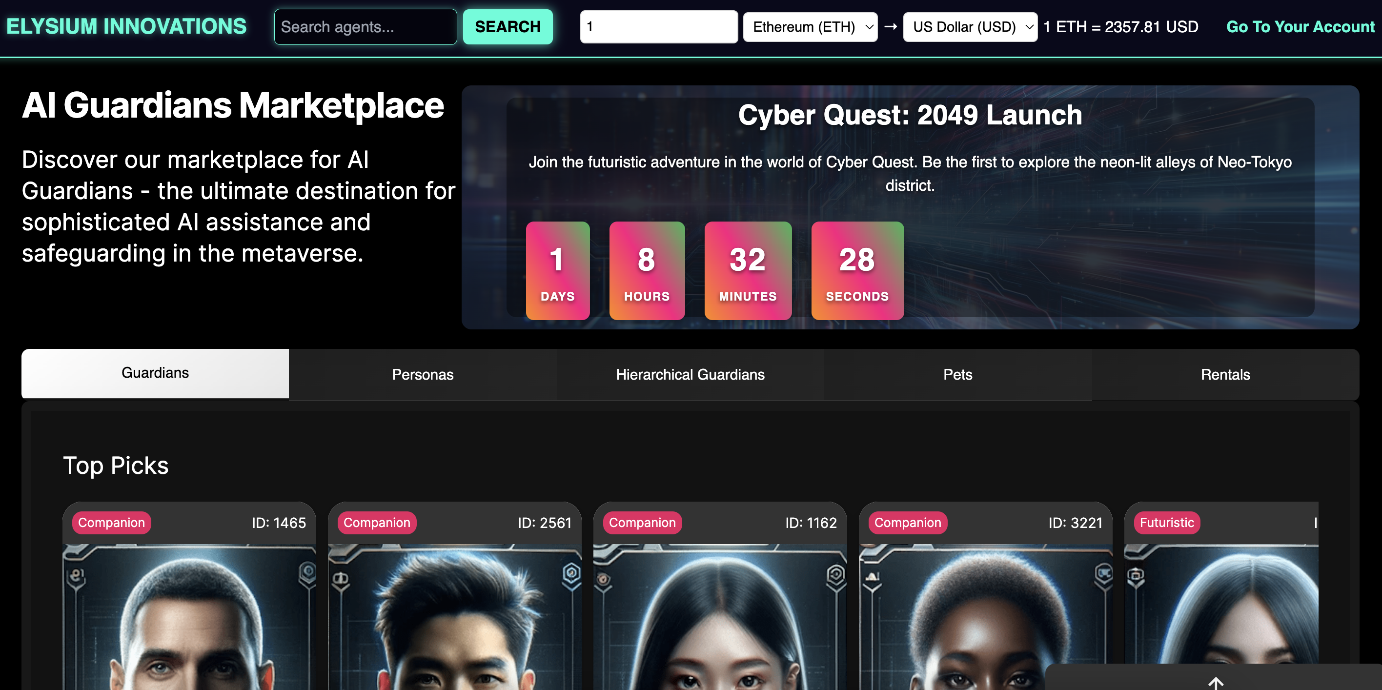 Tech for Elysium Marketplace